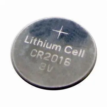 CR2016 Coin Cell Li/MnO2 Battery, 3.0V Voltage, 1,000 Hours for Electronics