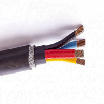 Cables blindados de alambre de acero PVC 4core 1.5mm