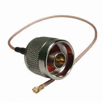 Jumper Coaxial RF Cable, N Male to UFL, DC to 6GHz Frequency Range