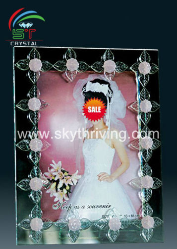 crystal photo frame