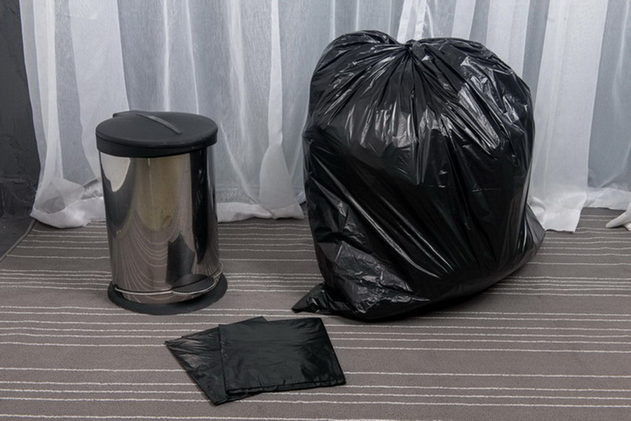 Extra Large Black Plastic Garbage Packing Bags