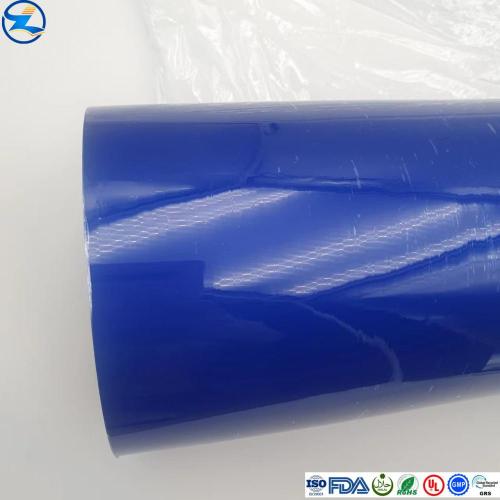 Clear Blue Soft PVC Stretch Films Raw Material