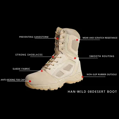 HAN WILD Hiking Camping Shoes - Woodland Boots
