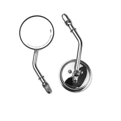 High-End Round Retro Motorcycle Rearview Mirrors for Harley Davidson