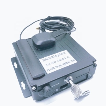 4G GPS Fire Truck MDVR with HD SD Card and 4 Channel Video Recording