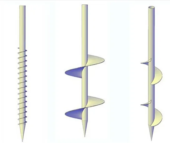 Timber Deck Ground Screw Anchor Ground Pile