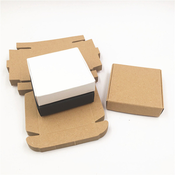 Caixa de embalagem para cílios de ouro Papel Kraft personalizado no atacado
