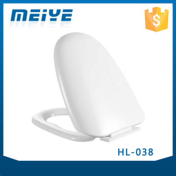 HL-038 MEIYE PP 460*395*70mm Round Soft-closing Toilet Seat Cover Ramp Down Toilet Lid