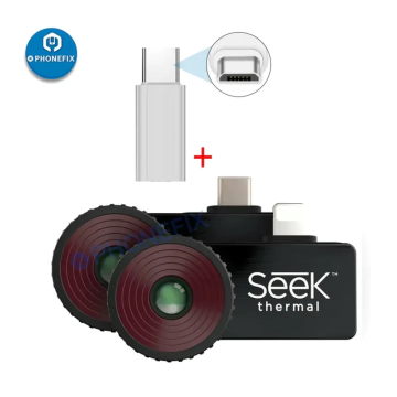 Seek Compact thermal camera for iPhone Android motherboard repair