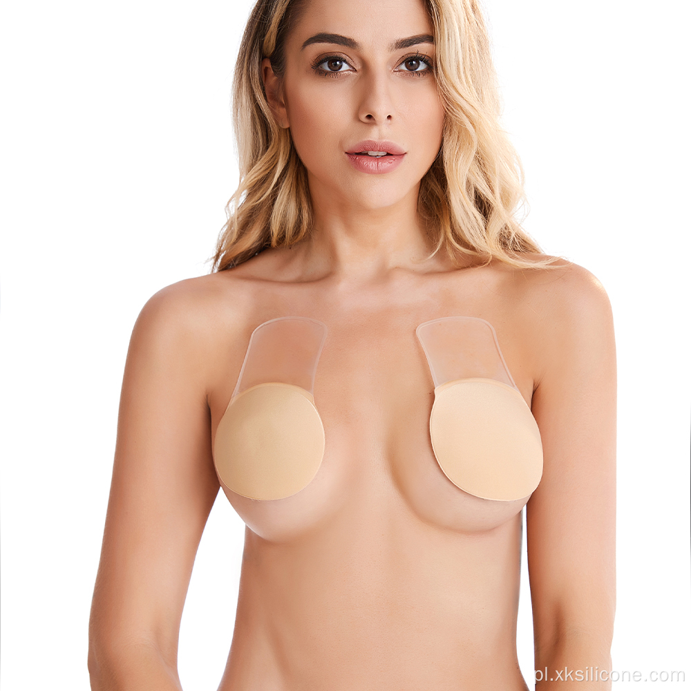 Damska bielizna silikonowe nakładki na piersi wielokrotnego użytku