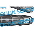 Liansu 55/120 Twin Conical Screw and Barrel for PVC Pipe, Sheet, Profile, Granulation