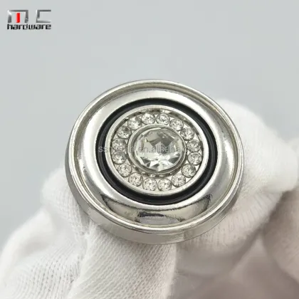 Exquisite Black Alloy Buttons with Diamond Inlays for Women's Clothing