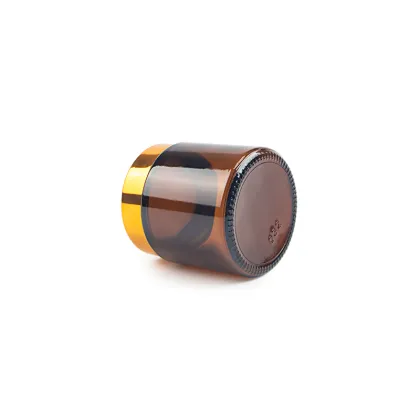 50ml Amber Skin Cream Glass Jar