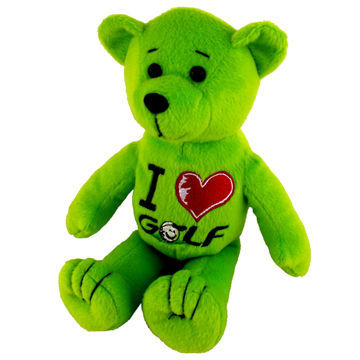 Plush Toys Teddy Bear with Embroidery and Cotton Stuffing, Meets EN 71 Standard, Measures 9" to 15"