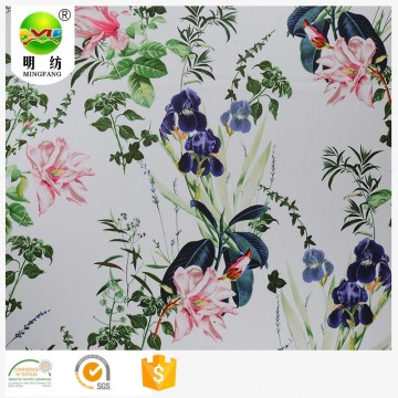 Wholesale custom digital printing cotton lycra fabric