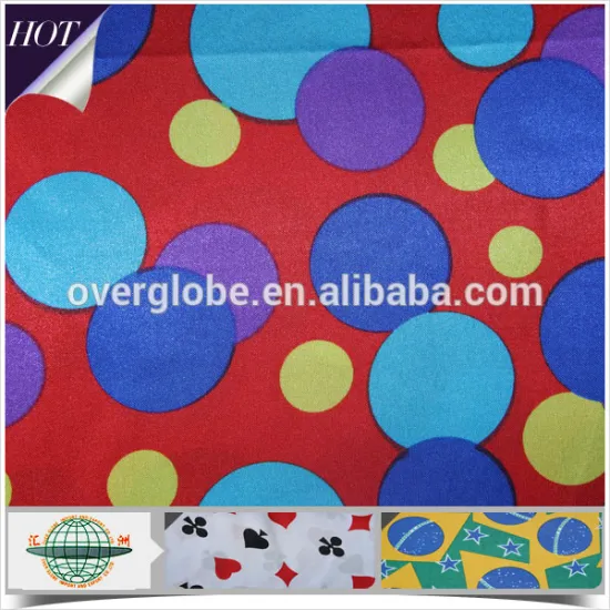 90gsm 100% Polyester Printed Satin Fabric