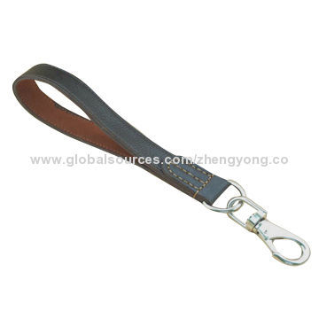 Leather Key Fob, OEM/ODM Services Provided