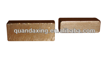 Brass like color diamond segment for marble
