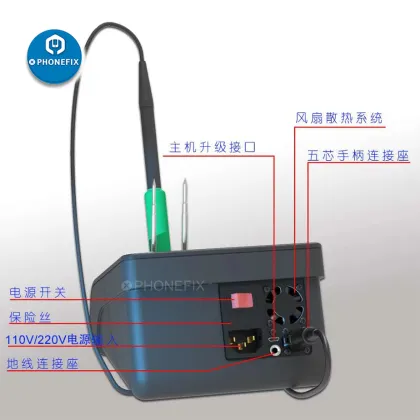 Xsoldering Electric Soldering Station Lead-free 2.5S Rapid Heating Soldering Iron Set JBC Handle Universal JBC Tip Welding Kit