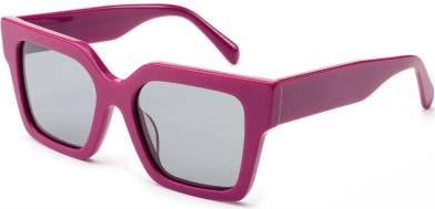 C2 Acetate Sunglasses Dark Pink