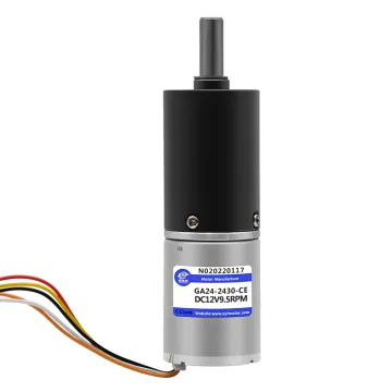 24MM 2430 BLDC 12V/24V 21kg Torque Planetary Gearbox Low Noise Long Life Brushless Gear Motor