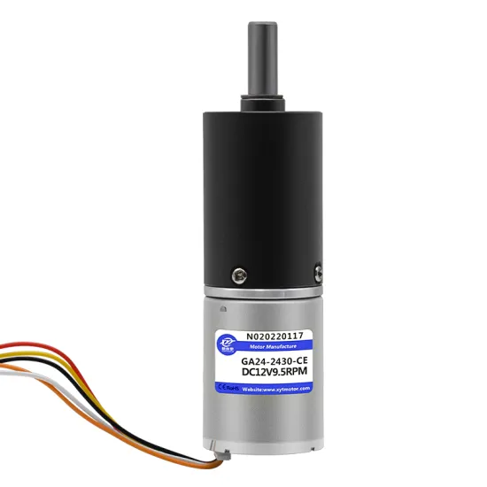 24MM 2430 BLDC 12V/24V 21kg Torque Planetary Gearbox Low Noise Long Life Brushless Gear Motor