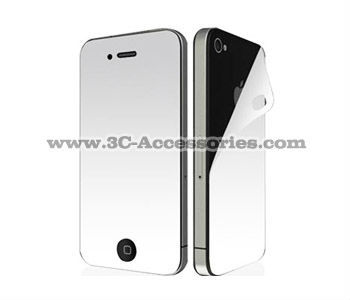 Mobile Phone mirror screen protector for iphone 4G