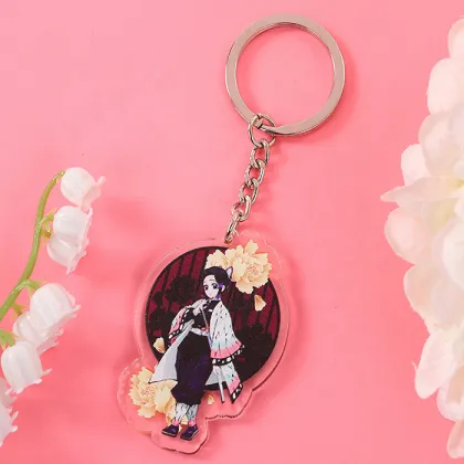 Custom Clear Acrylic Demon Slayer Keychain - Make Your Own Transparent Souvenir
