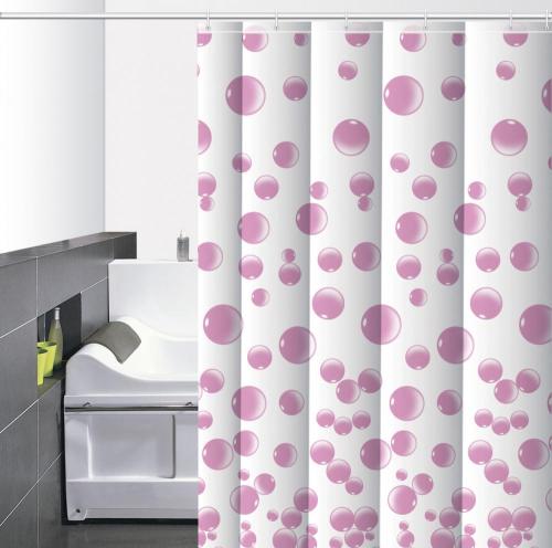 Waterproof Bathroom printed Shower Curtain One Rod