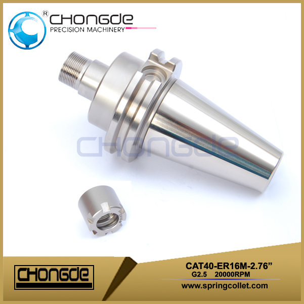 CAT40-ER16M-2.76 &quot;حامل أداة آلة Collet Chuck CNC