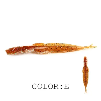 FJORD Hot Sale 78mm Leech Lures - 20pcs per Bag Soft Plastic Bass Bait