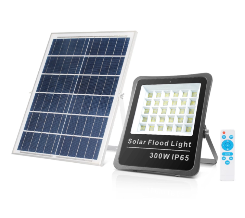 200W solar flood light with remote control