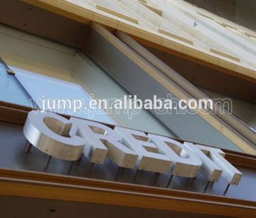 Glossy Stainless Steel Sign