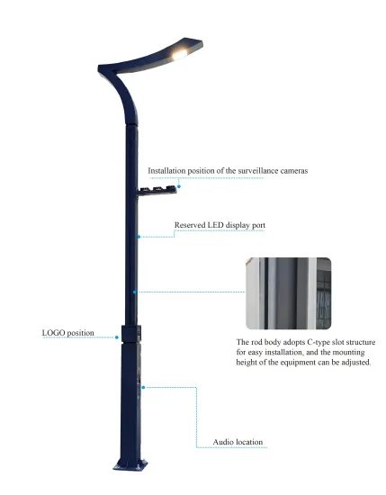 JYZHT001: Innovative 4.5m Q235 AL Smart Street Light Pole with Intelligent LED Technology