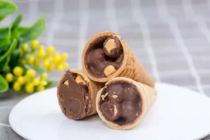 Chocolate Planet cup crunch cone