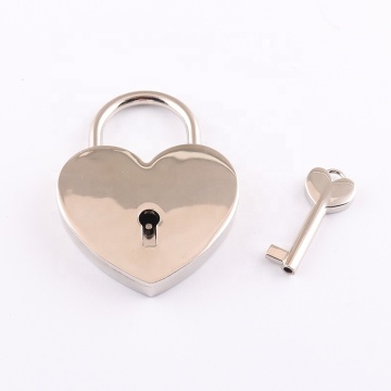Alloy Metal Heart Shape Love Mini Padlock for Bag Gifts