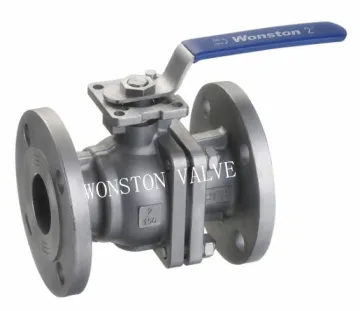 ASME16.34 Flanged Ball Valve with Blow-out Proof Stem