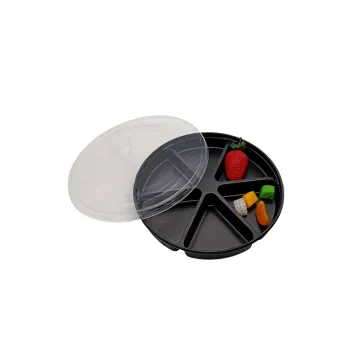 Thermoformed Round Nut Food Blister Plastic Tray