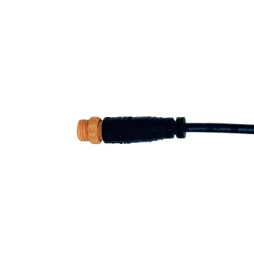 M8 3p overmolded cable to DC 5.5 male connector
