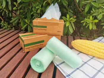 Compostable Custom Printed Bio plastic Rubbish Bags