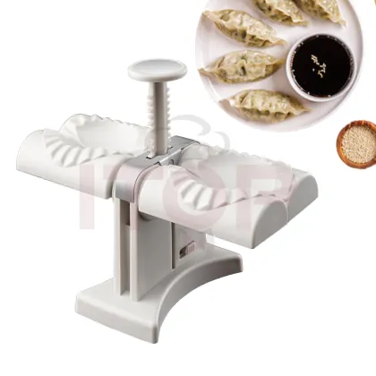 Double Head Dumpling Maker: Wrap Two Dumplings at Once