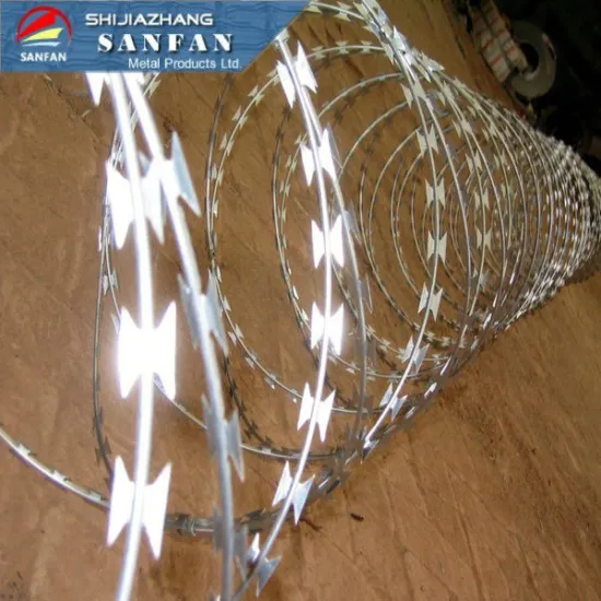spiral galvanized razor barbed wire