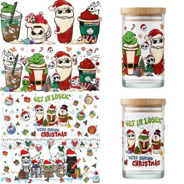 Custom Waterproof UVDTF Vinyl Wraps and Stickers for Cups (16oz-40oz)