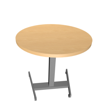 Movable Ergonomics Single Person Coffee table with Roller