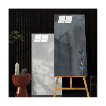 Modern Minimalist Interior Design: Large Glossy Porcelain Tile Wall Panels (750*1500mm)