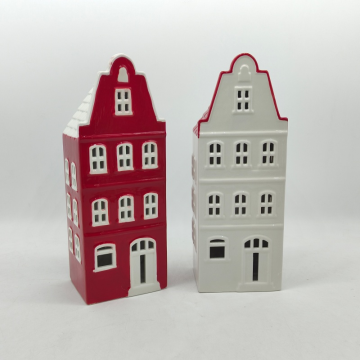 Porta-velas de cerâmica para casa