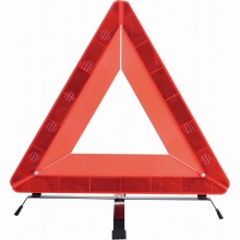 triángulo de advertencia de emergencia de coche reflexivo
