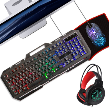 Luminous Gamer RGB Keyboard, Mouse, and Headset Combo