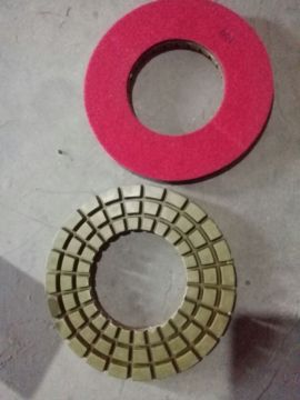 230mm 9 pollici bagnato diamante lucidatura Pad per uso di pietra