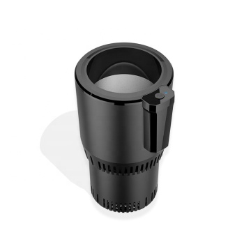 Portable Single Cooling Black Cooler: Home Use and Car Mounted Cup Bottle Wine Mini Cooler Refrigerator